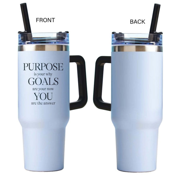 Custom: 40 oz Thirst Quencher Tumbler - Purpose Is Your Why