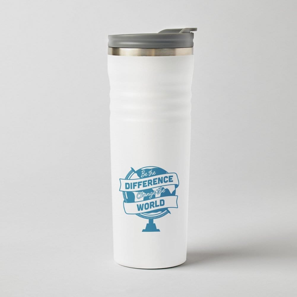 Corporate Compass Travel Tumbler - Change The World