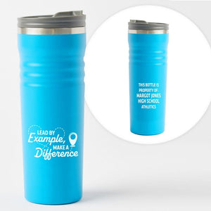 Custom: Corporate Compass Travel Tumbler - Make a Difference