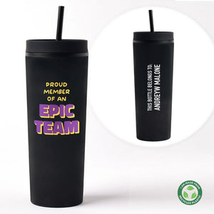 Custom: Sustainable Soft Touch Travel Tumbler - Epic Team