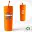 Custom: Sustainable Soft Touch Travel Tumbler - Thanks