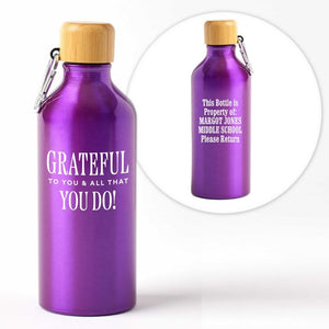 Custom: Adventure Water Bottle - Grateful