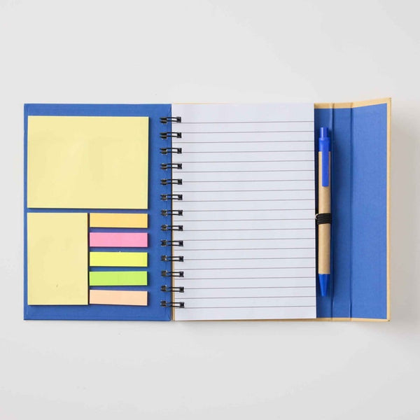 All-in-One Eco Journal w/ Sticky Notes & Pen - Thanks to You, customizable branded office supplies > general office supplies 
