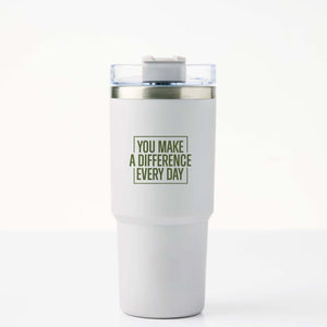 The Drake Stainless Steel Travel Mug - Difference