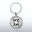 Nickel-Finish Key Chain - Together We Make a Difference