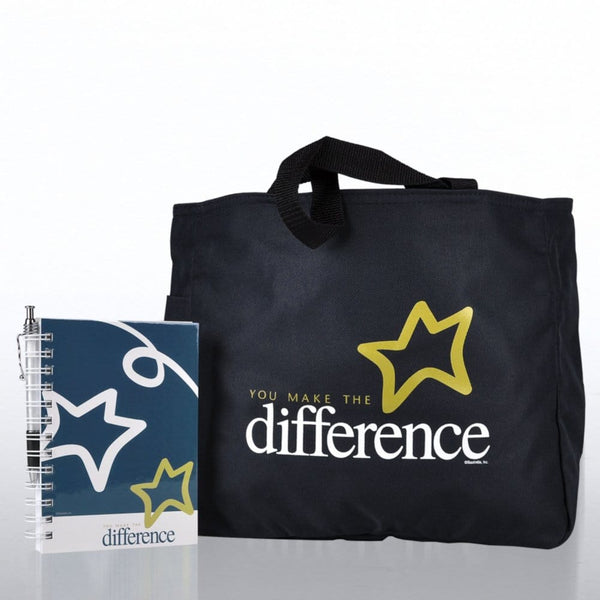 Journal, Pen & Tote Gift Set - You Make the Difference